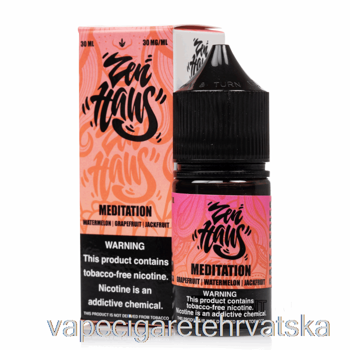 Vape Cigarete Meditacija - Zen Haus Soli - 30ml 30mg